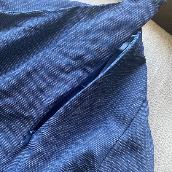 Cotton Candy Asymmetrical Side Zip Mini Skirt - Picture 6 of 8